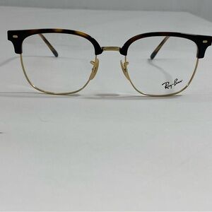 Ray-Ban Tortoise & Gold Men's Eyeglasses RB7216 New Clubmaster 2012  51 20 145